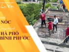 Quy trình đổ bê tông cất nóc nhà chị Minh Trí - Bình Phước