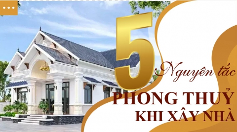 5 Nguyên tắc phong thuỷ khi xây nhà, Kiến trúc hong thuỷ An Lạc Việt đồng hành cùng gia chủ