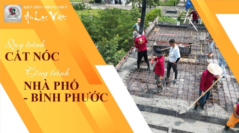 Quy trình đổ bê tông cất nóc nhà chị Minh Trí - Bình Phước
