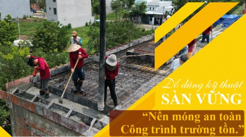 Quy trình đổ bê tông sàn đúng kỹ thuật, đảm bảo an toàn và tuổi thộ công trình